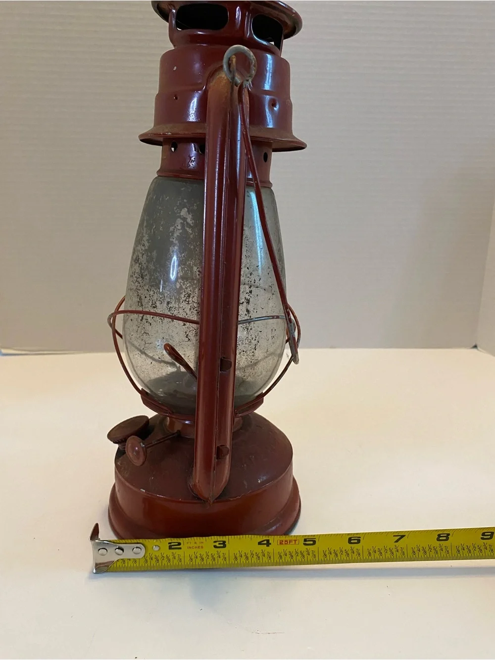 Vintage WangGuang Red American Camping Kerosene Lamp 12